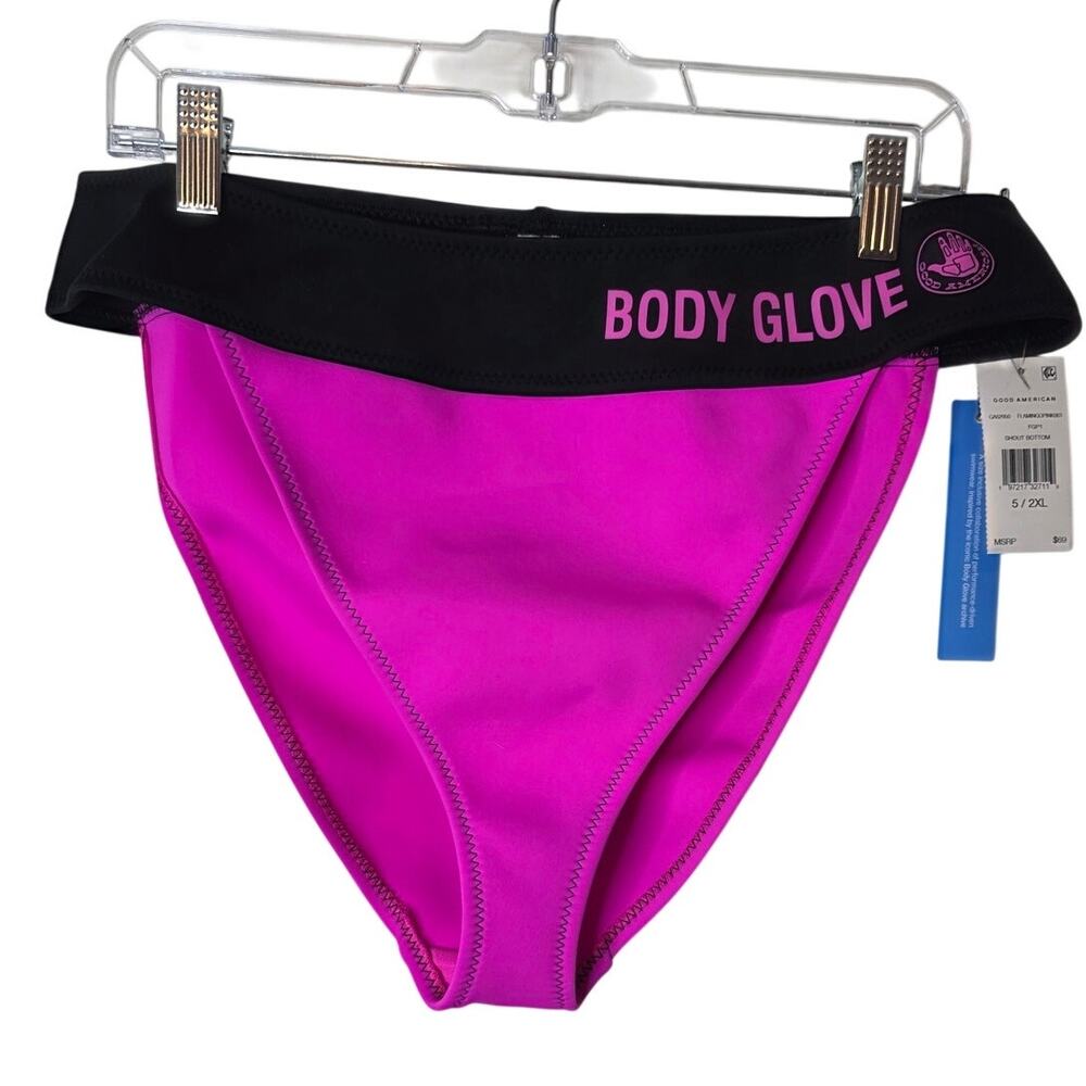 Good American x Body Glove Flamingo Pink Swim Bottom, NWT, 2XL